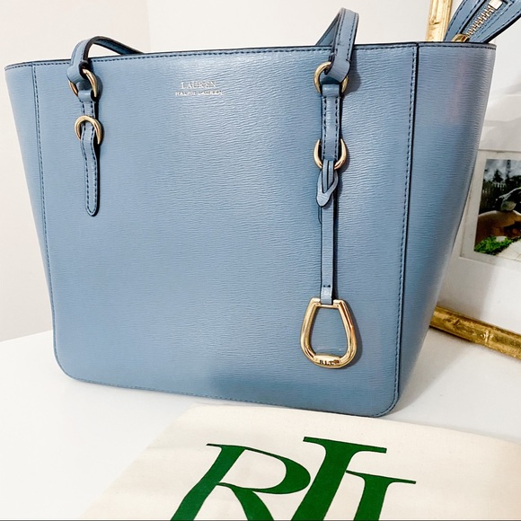 🐎 Ralph Lauren Spring Blue Tote Bag 🐎 - Picture 2 of 6